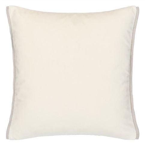 Varese Alchemilla & Parchment Velvet Cushion by Designers Guild