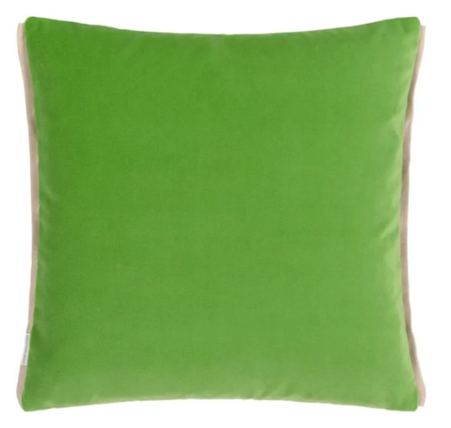 Varese Fuchsia & Malachite Velvet Cushion by Designers Guild