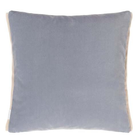 Varese Indigo & Smoke Velvet Cushion by Designers Guild