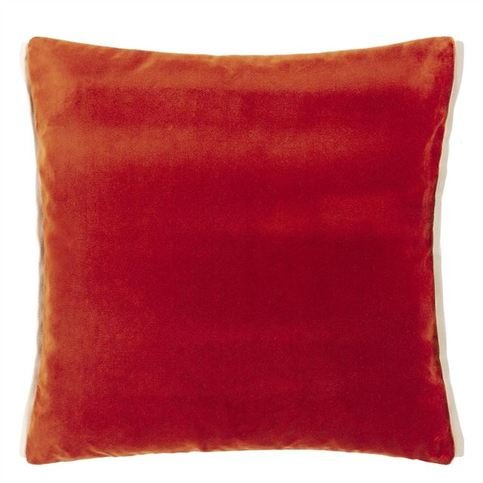 Varese Topaz & Greengage Velvet Cushion by Designers Guild