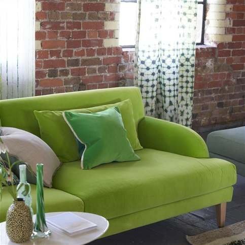 Varese Viridian & Apple Cushion by Designers Guild