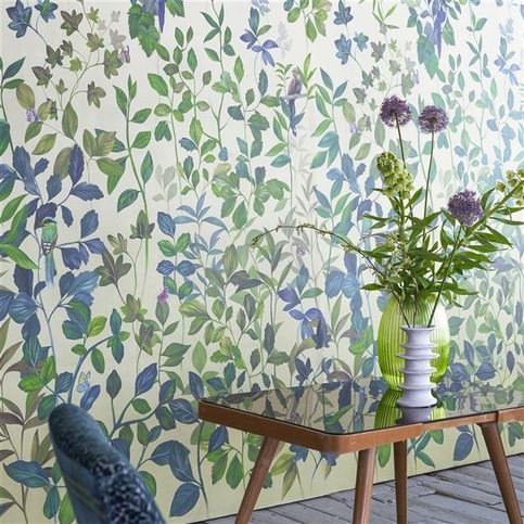 Voliere Lemongrass Wallcovering by Designers Guild