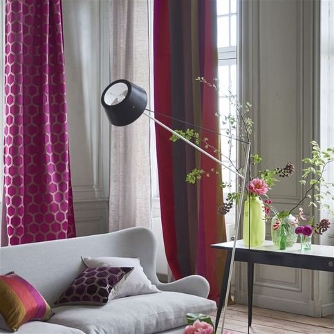 Zardozi Magenta Fabric by Designers Guild 