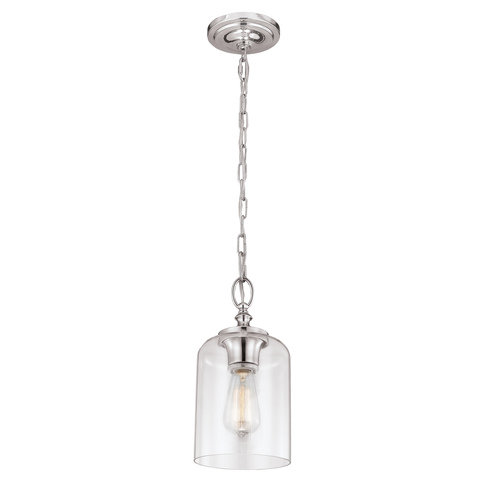 Elstead Lighting Feiss Hounslow Polished Nickel Mini Pendant
