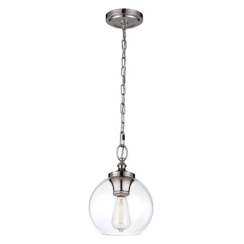 Elstead Lighting Feiss Tabby Polished Nickel Mini Pendant