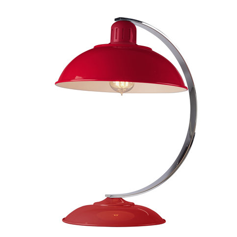 Elstead Lighting Franklin Traffic Red Desk Lamp