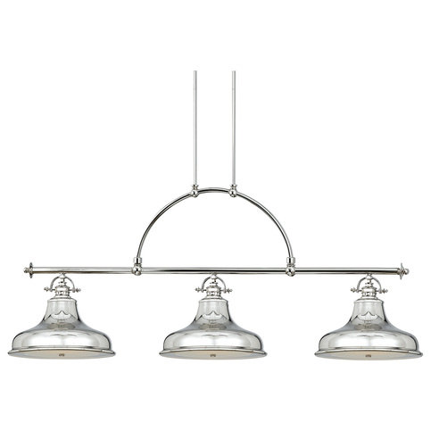 Elstead Lighting Quoizel Emery Imperial Silver Island Light 