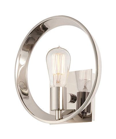 Elstead Lighting Quoizel Theater Row Imperial Silver Wall Light