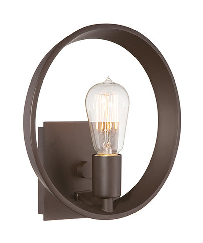Elstead Lighting Quoizel Theater Row Western Bronze Wall Light
