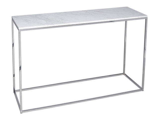 Kensal Marble and Steel Console Table by Gillmore Space