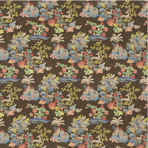 Knight's Tale Texture Cocoa Fabric by GP & J Baker X Kit Kemp