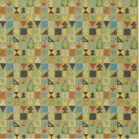 Potato Print Green Fabric by GP & J Baker X Kit Kemp