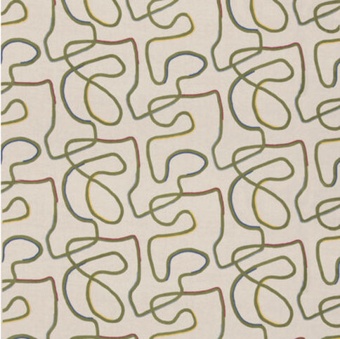 Ring Road Sage Fabric by GP & J Baker X Kit Kemp