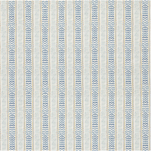 Wriggle Room Blue/Yellow Fabric by GP & J Baker X Kit Kemp