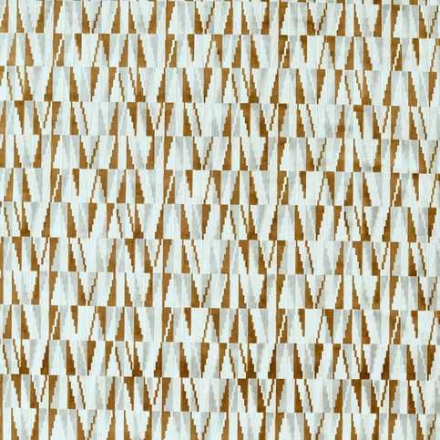 Acute Tobacco/ Slate Fabric by Harlequin