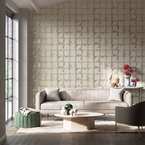 Akoa Platinum Wallcovering by Harlequin