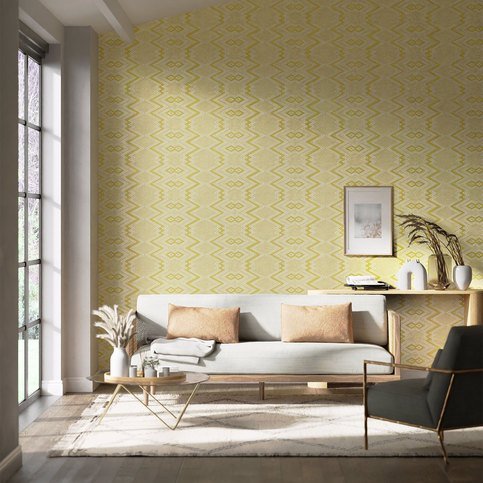Ankara Sunflower/Awakening Wallcovering by Harlequin