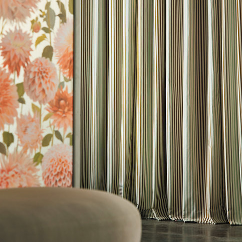 Calla Seaglass/Nectar Fabric by Harlequin