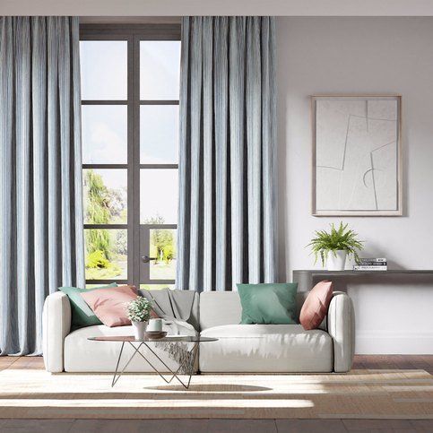 Calla Sky/First Light Fabric by Harlequin