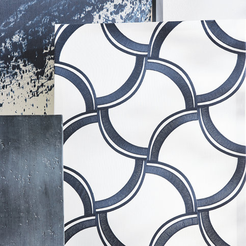 Cognate Japanese Ink/ Awakening Fabric by Harlequin