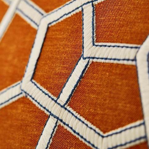 Cubica Cayenne Fabric by Harlequin