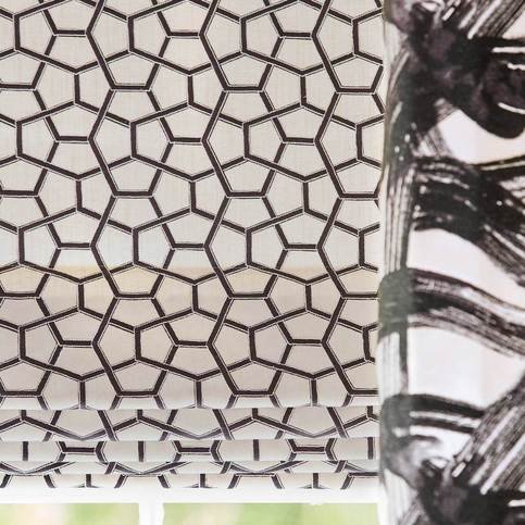 Cubica Onyx Fabric by Harlequin