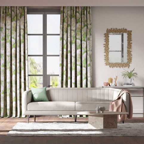 Dahlia Sail Cloth/Meadow/Sketched Fabric by Harlequin