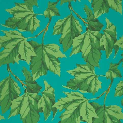 Dappled Leaf Emerald/Teal Wallcovering by Harlequin X Sophie Robinson