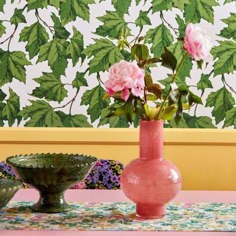 Dappled Leaf Emerald Wallcovering by Harlequin X Sophie Robinson
