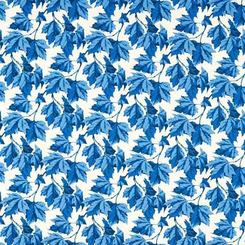 Dappled Leaf Lapis Fabric by Harlequin X Sophie Robinson