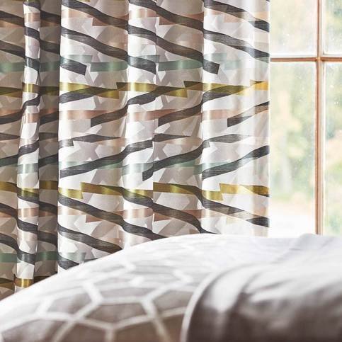 Diffinity Gold/Topaz Fabric by Harlequin