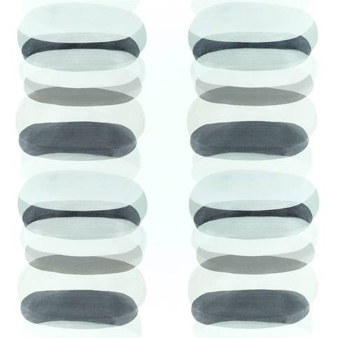 Elliptical Charcoal Fabric by Harlequin