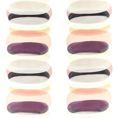 Elliptical Plum Fabric by Harlequin