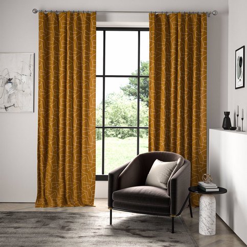 Extensity Saffron/ Pearl Fabric by Harlequin