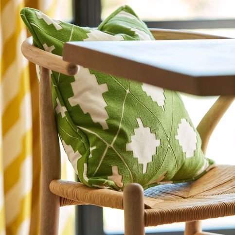 Garden Terrace Peridot/Pearl Fabric by Harlequin X Sophie Robinson