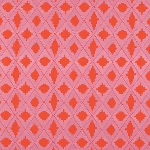 Garden Terrace Ruby/Rose Fabric by Harlequin X Sophie Robinson