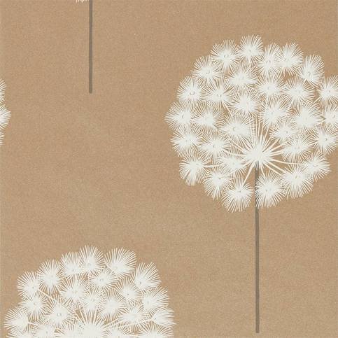 Amity Brass/Pewter Wallcovering by Harlequin 