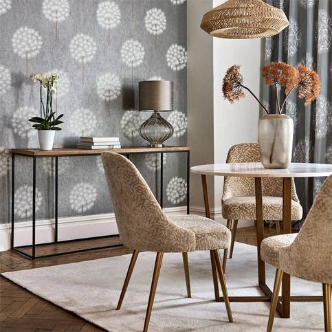 Amity Pewter/Brass Wallcovering by Harlequin 