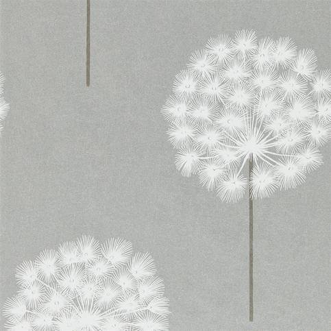 Amity Silver/Chalk Wallcovering by Harlequin 