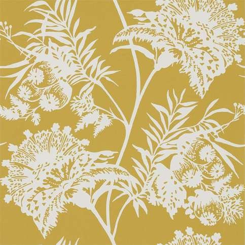 Bavero Ochre Wallcovering by Harlequin 
