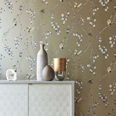 Iyanu Linen/Blush Wallcovering by Harlequin 
