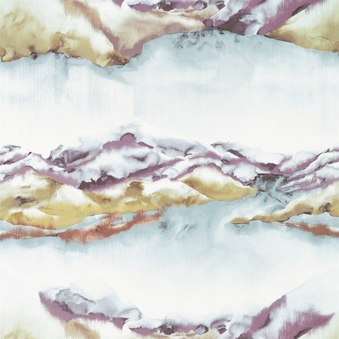Kailani Mandarin/Fig Fabric by Harlequin 
