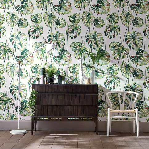 Kelapa Emerald/Zest Wallcovering by Harlequin 