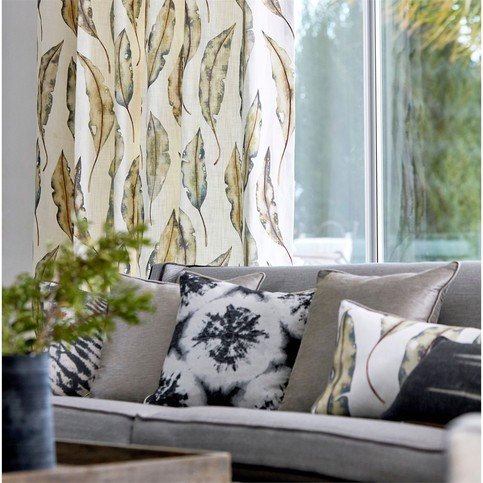 Kinina Graphite/Mustard Fabric by Harlequin 