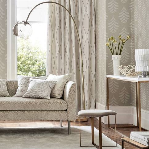 Lucielle Chalk/Linen Wallcovering by Harlequin 