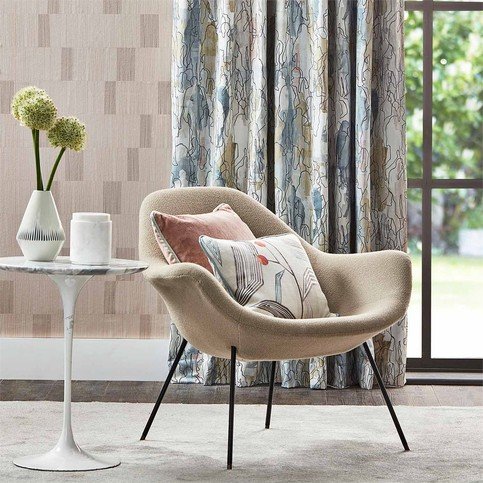 Multitude Seaglass/Chalk Fabric by Harlequin 