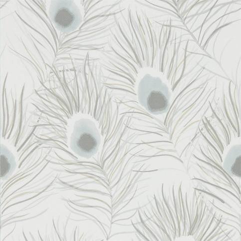 Orlena Powder Blue/Gilver Wallcovering by Harlequin 