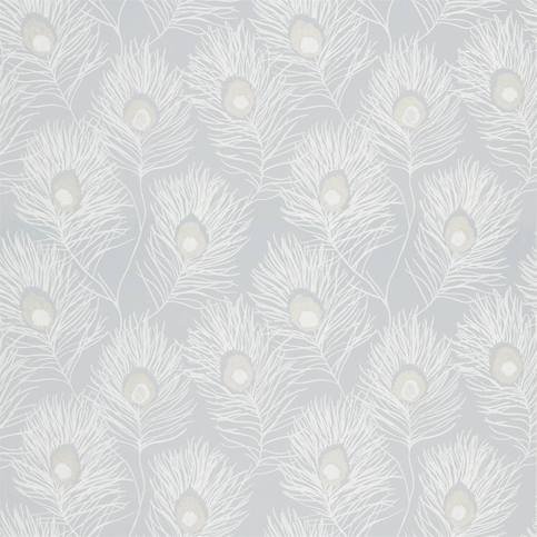 Orlena Powder Blue/Gilver Fabric by Harlequin 