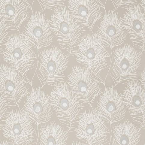 Orlena Putty/Silver Fabric by Harlequin 