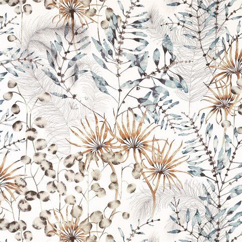 Postelia Amber/Slate Fabric by Harlequin 
